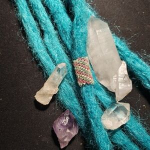 Dreadlock Bead Handmade Rasta Spiral Seed Bead Hair Jewelry Peyote Loc Charm